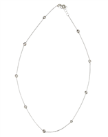 Collar EXTRA GOLD in Oro blanco Cubic Zirconia 2006093010368